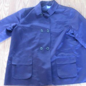 Simply Vera Vera Wang Deep Purple Short sleeve jacket Size XL